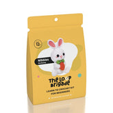 The LOOP Brigade: DIY Mini Crochet Plush Toy Complete Kit For Beginners - Nibbles the Bunny Simple Exclusive